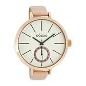 OOZOO Timepieces Roze/Wit horloge C8316 (48 mm)