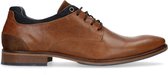 Sacha - Heren - Cognac leren veterschoenen - Maat 45