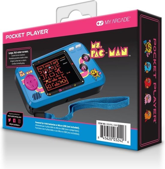 My Arcade Ms. Pac-Man draagbare game console 6,98 cm (2.75