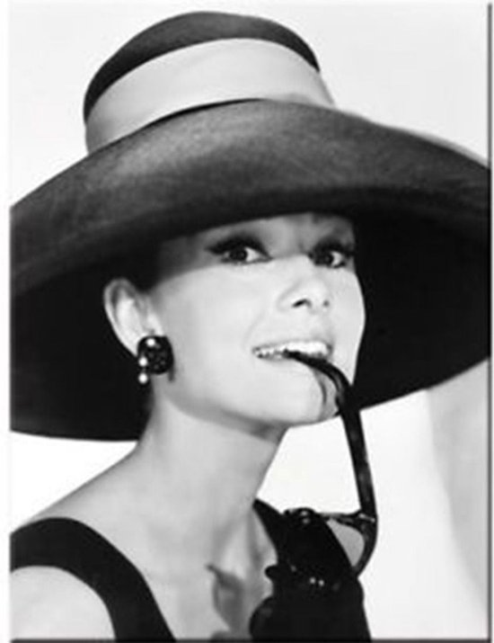 Audrey Hepburn avec aimant de chapeau | bol