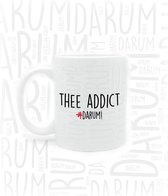 #DARUM! Mok - Thee Addict - Mok met grappige tekst - Quote