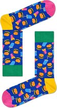 Happy Socks Hamburger Sokken - Multi - Maat 36-40