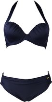 Mila Paradise B/C cup Marine Blauw/Blauw - Bikini Maat: 75C