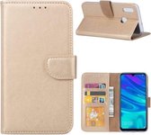 Xssive Hoesje voor Huawei P Smart 2019 - Book Case - Goud