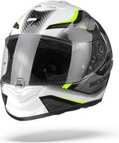 Scorpion EXO-1400 Air Attune White Neon Yellow  Integraalhelm - Motorhelm - Maat M