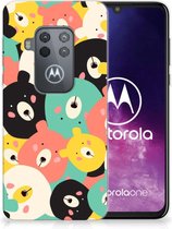 Motorola One Zoom Telefoonhoesje met Naam Bears