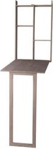 Meubels - Wooden Folding Table 95x58x20cm Grey-wash