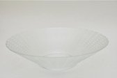 Glazen Schalen - Glasschaal 'bowl' Ribbel D35 H9cm
