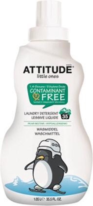 Attitude Little Ones Lessive Liquide pour Bébé - Sans Parfum (35 lavages)