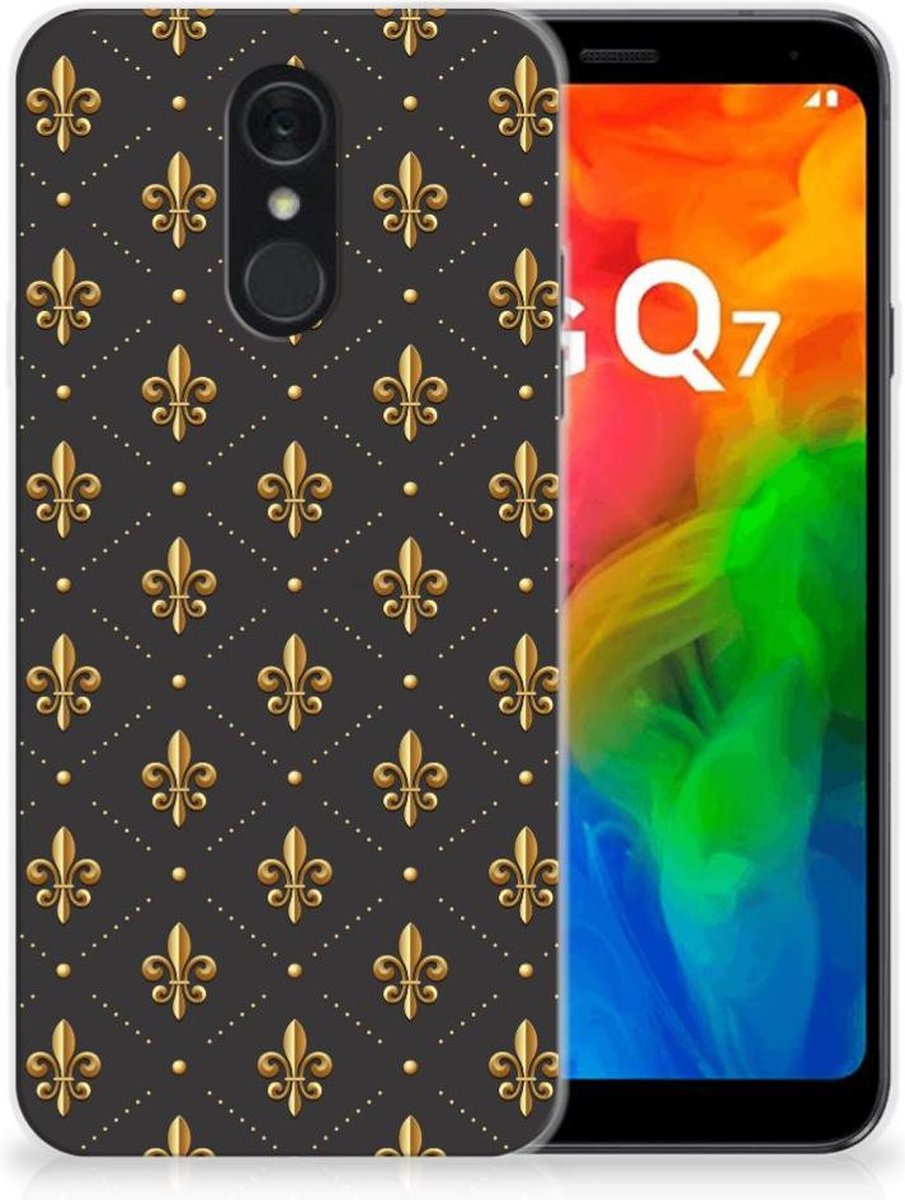 LG Q7 TPU bumper Franse Lelie