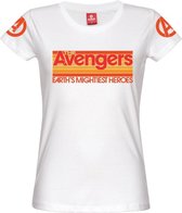 Marvel The Avengers Dames Tshirt -XXL- Logo Wit