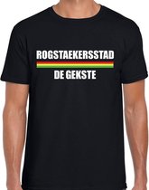 Carnaval Rogstaekersstad de gekste t-shirt zwart voor heren XL