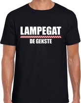 Carnaval Lampegat de gekste t-shirt zwart voor heren M
