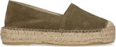 Sacha - Dames - Groene platform espadrilles - Maat 37