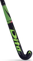 Dita CompoTec C65 L-BOW 1017.009 - Hockeystick - Fluo Green/Black - Unisex Maat 36,5
