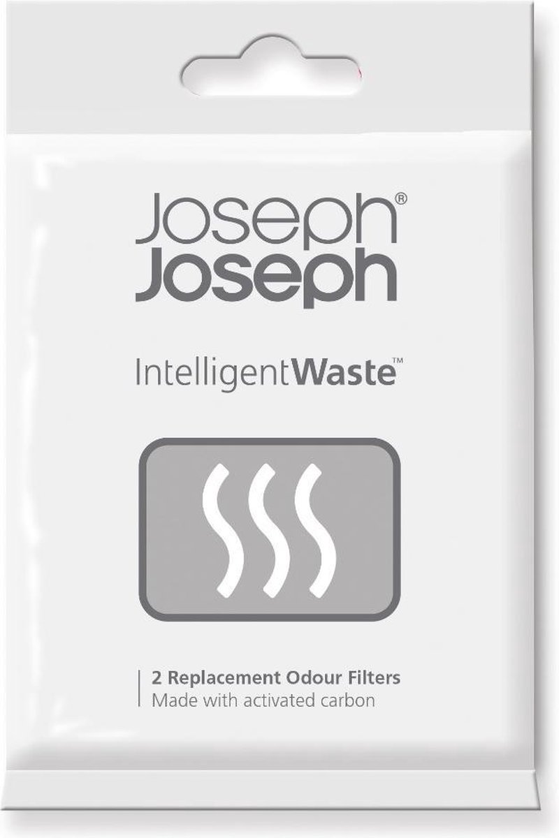 Joseph Joseph Vervangende Geurfilters Intelligent Waste – Actieve Koolstoffilters voor Tot