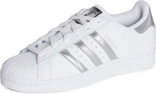 witte adidas superstar dames