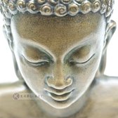 Afbeelding op acrylglas - Denkende Boeddha , Beige wit , 3 maten , Premium print