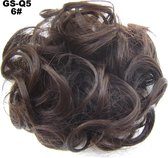 Haar Wrap, Brazilian hairextensions knotje bruin 6#