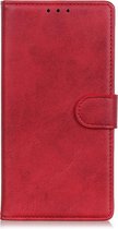 Luxe Book Case - Xiaomi Mi Note 10 Hoesje - Rood