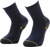 Stapp 2-paar All-round heren werk sokken - 42 - Zwart