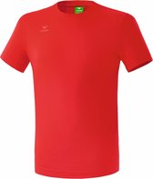 Erima Basics Teamsport T-Shirt - Shirts  - rood - S