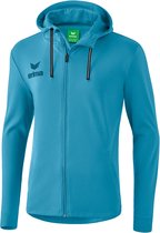 Erima Essential Sweatjack met Capuchon Niagara-Inkt Blauw Maat 3XL