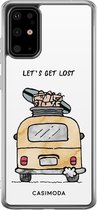 Samsung S20 Plus hoesje siliconen - Let's get lost | Samsung Galaxy S20 Plus case | multi | TPU backcover transparant