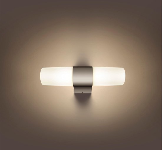Philips myBathroom Skin - Wandlamp - 2 Lichtpunten - Chroom - 2 x 270lm |  bol.com