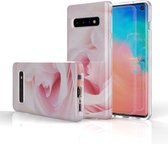 Xssive TPU Back Cover Print voor Samsung Galaxy S10 - Roos