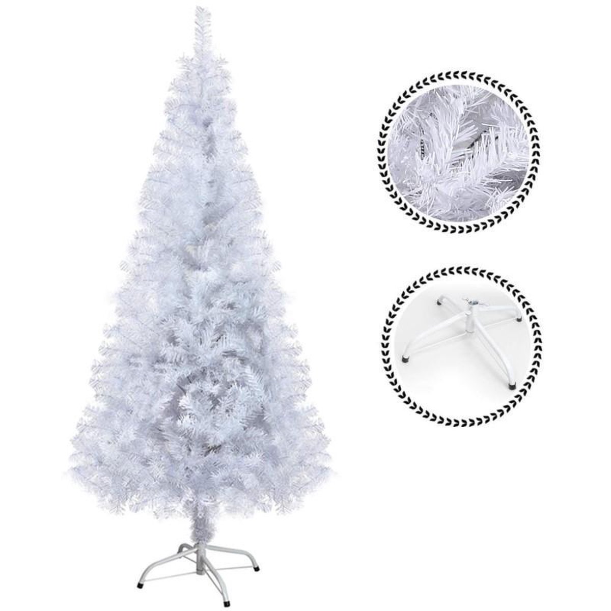 Witte Kunst Kerstboom 2025 Lucky Brandie