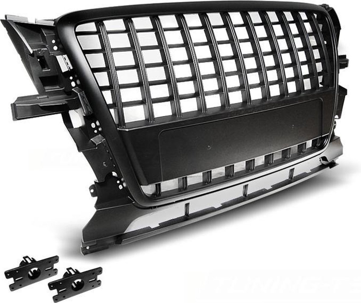 Grille - geschikt voor AUDI Q5 08-09 12 - ZWART - S-LINE STIJL