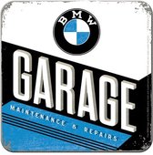 BMW Garage Maintenance & Repairs Metalen Onderzetters Set (5)