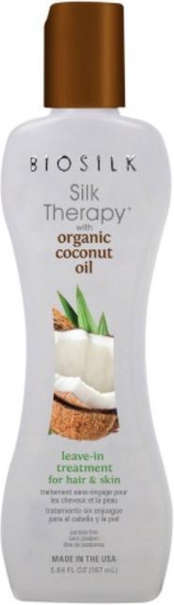 Biosilk - Silk Therapy with Organic Coconut Oil - 3-in-1 Shampoo, Conditioner & Body Wash - 167 ml