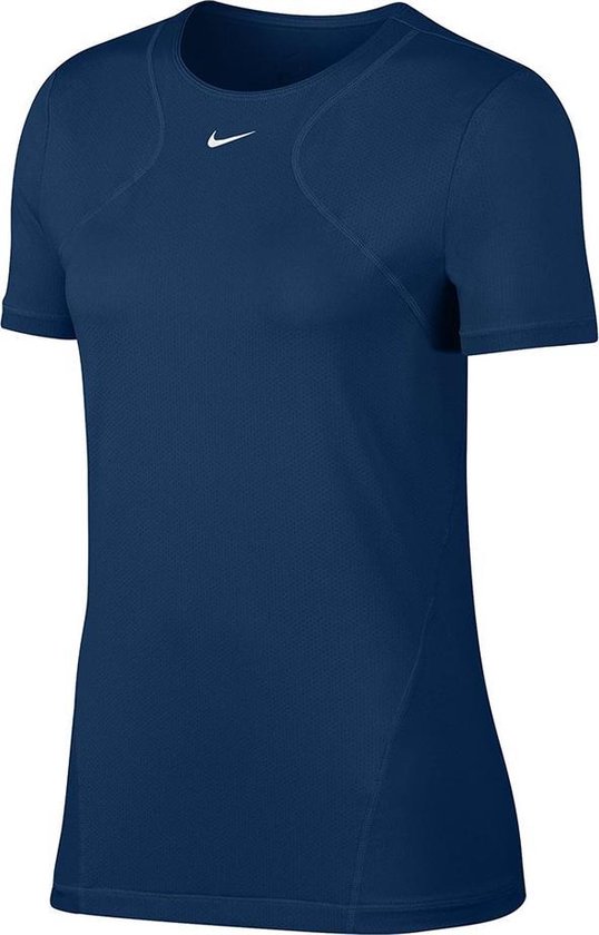 Nike Pro shirt dames blauw | bol.com