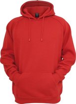Heren hoodie extra dik en zacht Blank Hoody rood