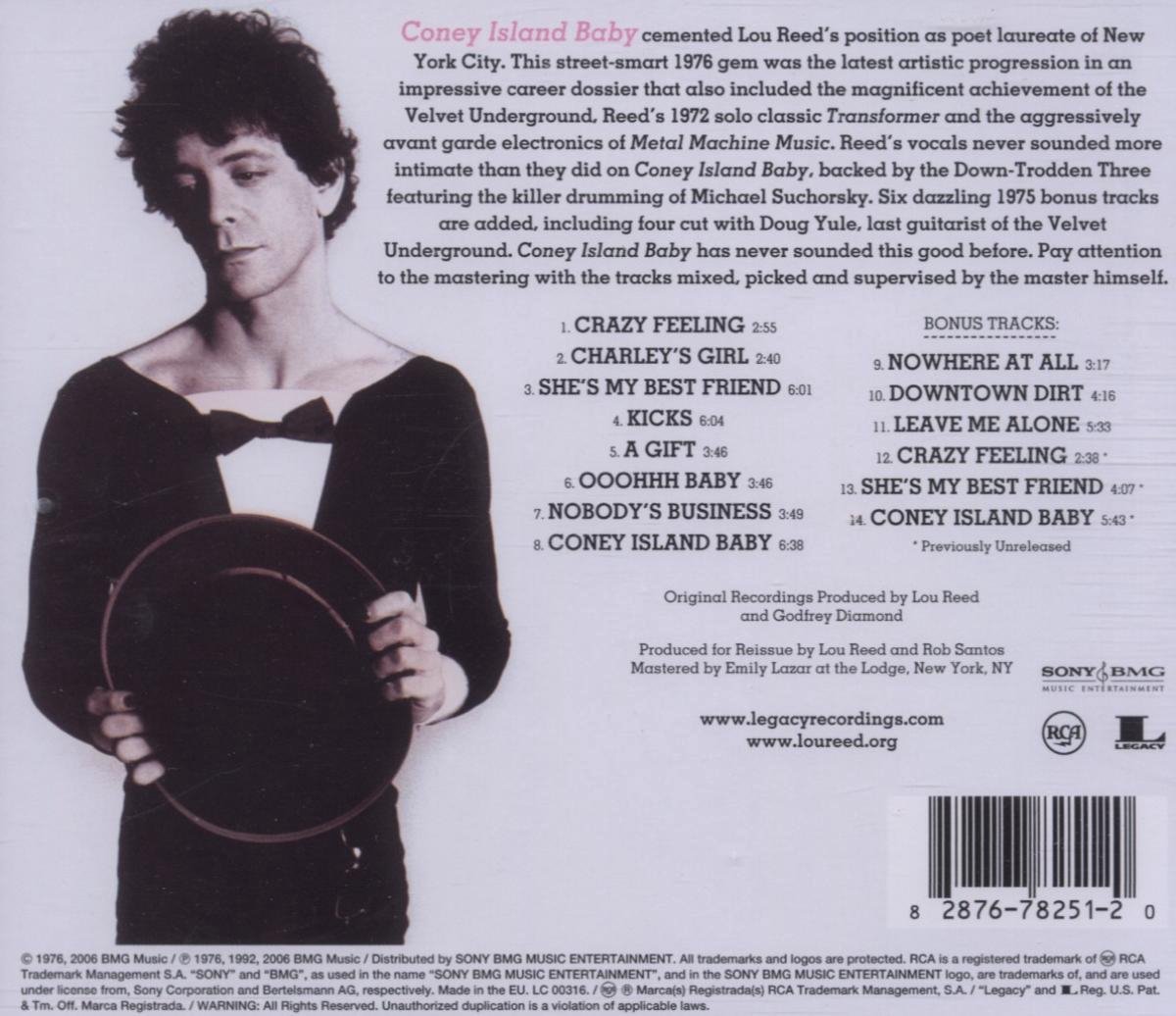 Coney Island Baby, Lou Reed CD (album) Muziek