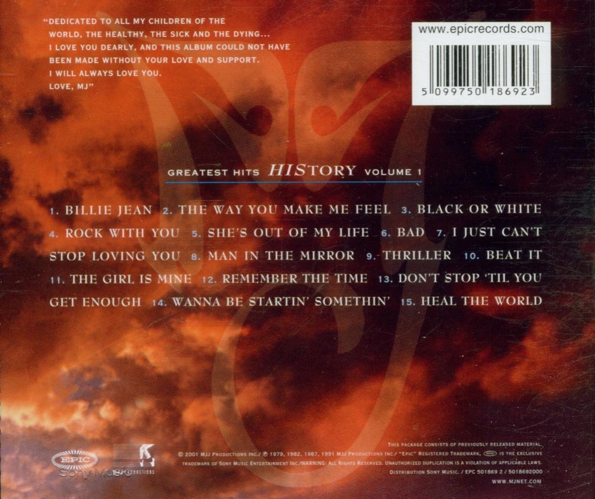 Greatest Hits: History Vol. 1, Michael Jackson | CD (album) | Muziek |  bol.com
