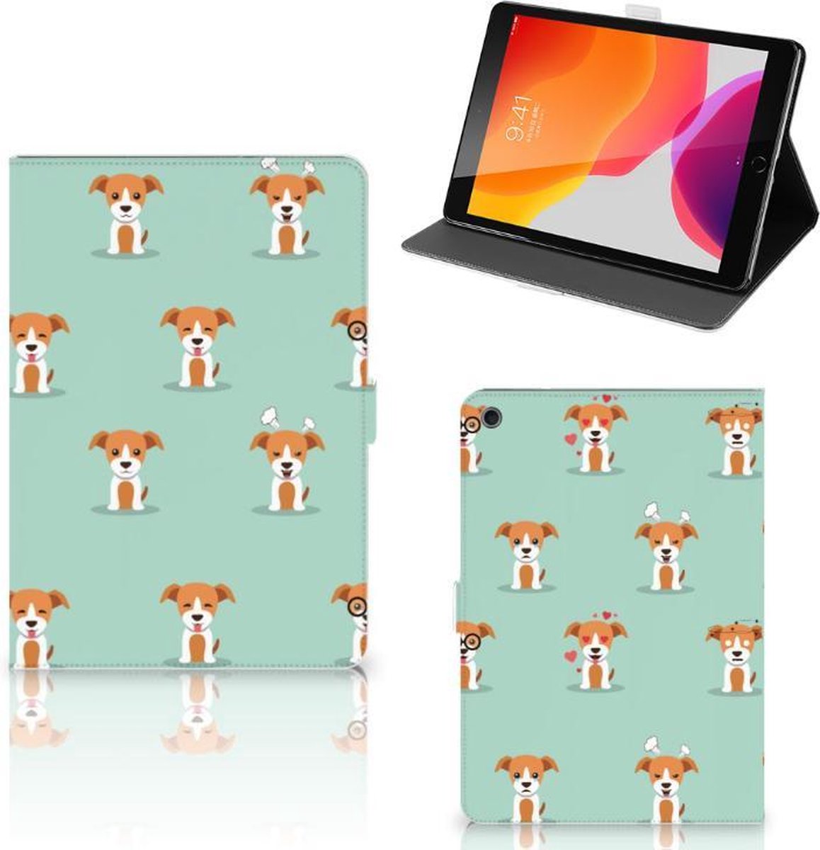 iPad 10.2 2019 | iPad 10.2 2020 | 10.2 2021 Flip Case Pups