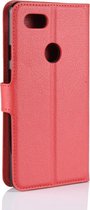 Google Pixel 3 XL Hoesje - Mobigear - Classic Serie - Kunstlederen Bookcase - Rood - Hoesje Geschikt Voor Google Pixel 3 XL