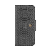 Marvelle MAGNETO ORIGINAL Nø301 Ash Grey Reptile iPhone 7 8 Reptielen hoesje met flap - Grijs