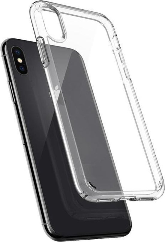 Spigen Ultra Hybrid case iPhone XS transparant hoesje - Doorzichtig - Spigen