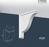 Console Orac Decor FC01 XTERIO Hoeken voor Wandlijsten Sierelement tijdeloos klassieke stijl wit