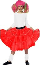 Rubie's Tule Rok Meisjes Rood Maat 152