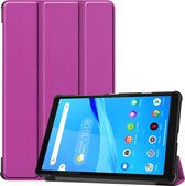 Lenovo Tab M8 HD hoes - Tri-Fold Book Case - Paars