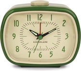 Kikkerland Vintage Retro Wekker - Classic Alarm Clock - Groen