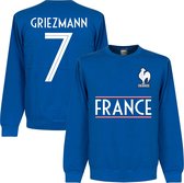 Frankrijk Griezmann 7 Team Sweater - Blauw - 3XL