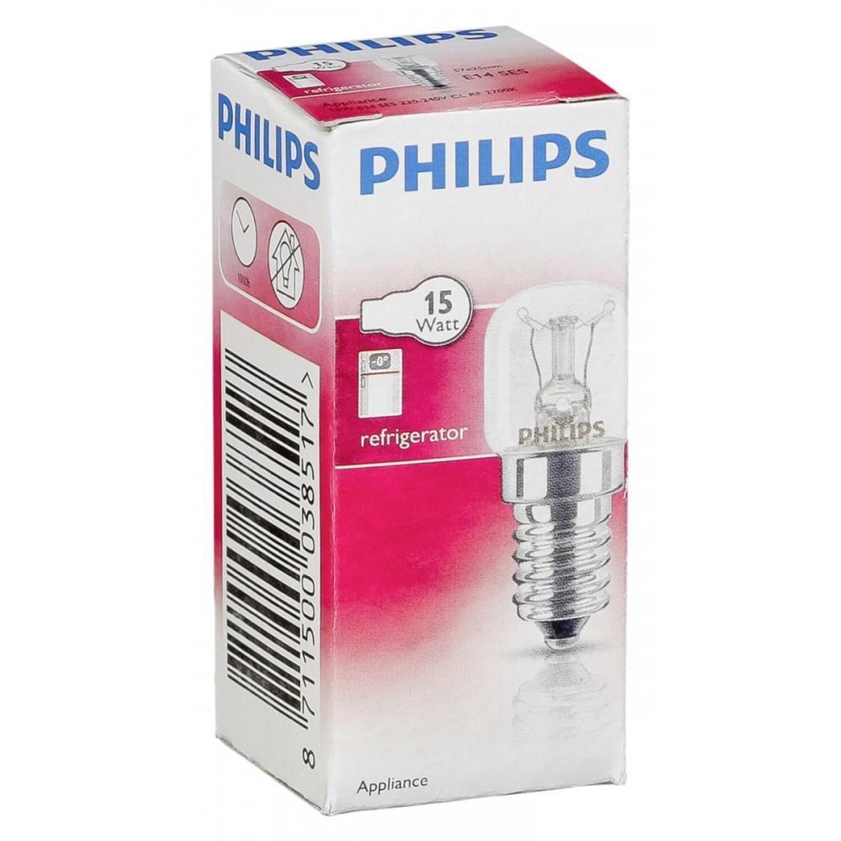 Philips Helder Koelkastlamp 15W E14 | bol.com