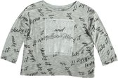 Geisha kort wijd zacht soepel shirt 3/4 mouw army - Maat  140