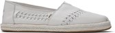 Toms Alpargata Dames Espadrille - White - Maat 42